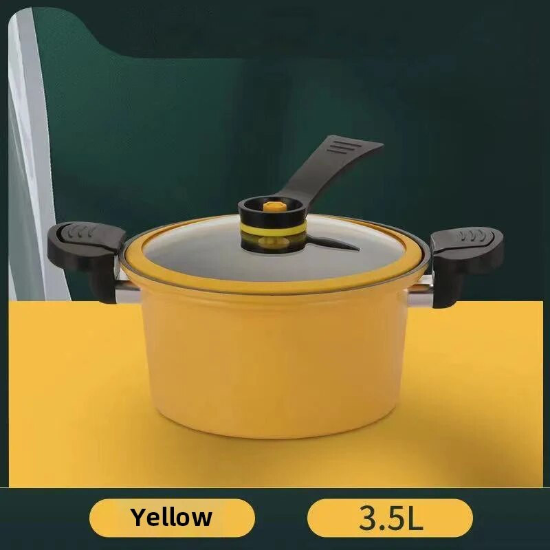 Virtuvės vakuuminė mikro slėginė viryklė Virtuvės reikmenys Sriubai Mėsos Puodas Namų Dujinė viryklė / Atviros ugnies Slėginė viryklė, Nelipnus puodas