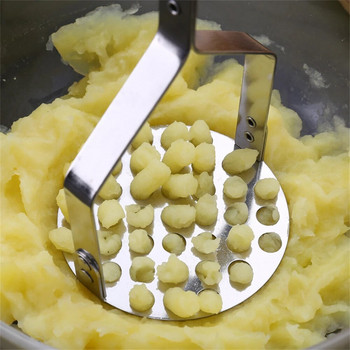 Δημιουργικός πολτοποιητής πατάτας από ανοξείδωτο χάλυβα, συμπλήρωμα παιδικής τροφής κολοκύθας σκόρδου, χειροκίνητο πολυλειτουργικό εργαλείο οικιακής κουζίνας