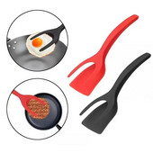 Nem tapadó fogók Grip Flip Steak csipesz Francia pirítós palacsinta tojásbilincs Omlettforgatók Főzőlapát kütyük Konyhai kiegészítők