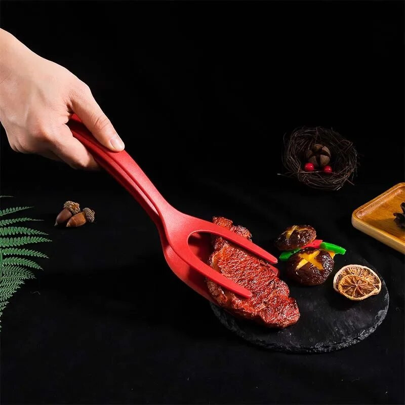 Nem tapadó fogók Grip Flip Steak csipesz Francia pirítós palacsinta tojásbilincs Omlettforgatók Főzőlapát kütyük Konyhai kiegészítők