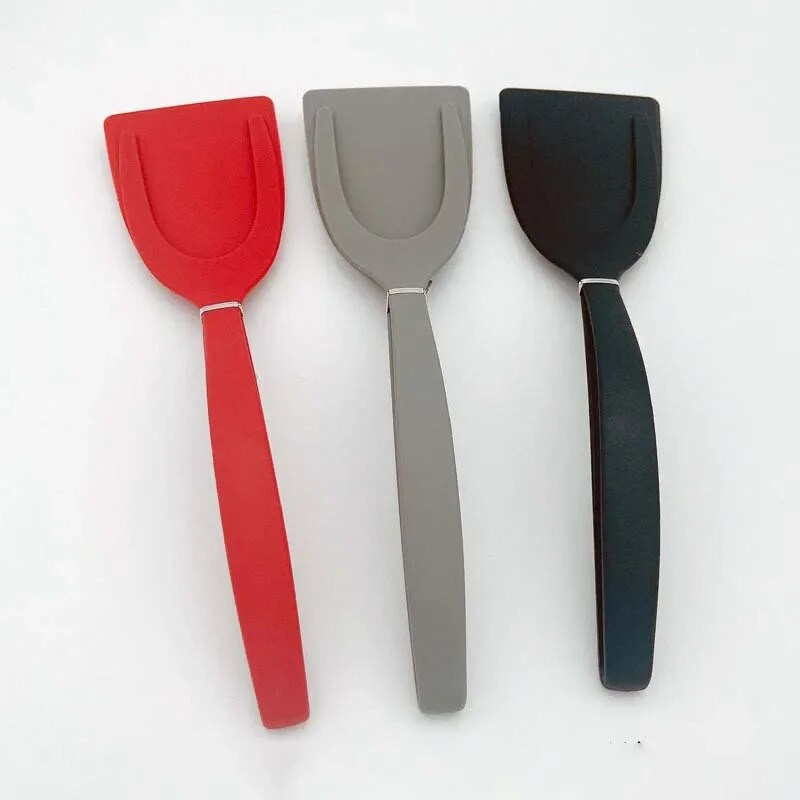 Nem tapadó fogók Grip Flip Steak csipesz Francia pirítós palacsinta tojásbilincs Omlettforgatók Főzőlapát kütyük Konyhai kiegészítők
