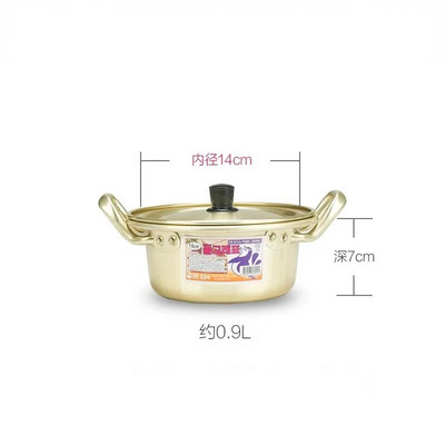 Ramen makaronų puodas Aliuminio puodas sriubai su dangčiu Makaronai Pieno kiaušinių sriubos virimo puodas Greitas kaitinimas virtuvės reikmenims