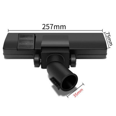 Perie de podea pentru piese de schimb cap de aspirație pentru aspirator universal pentru covoare cu podea tare Diametru interior 32 mm și 35 mm