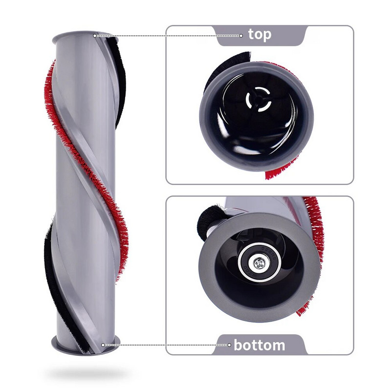 Bară de rulare perie pentru podea din fibră de carbon cu acționare directă compatibilă cu DYSON V6 V7 V8 V10 V11 perie cu cap de curățare fără fir 966821-01 Piesa