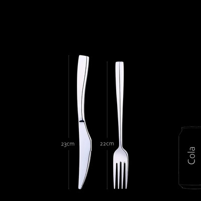 Luksuzni moderni nehrđajući čelik 304 LFGB certificiran odrezak Vilica Nož Kutlača Set Pribor za jelo Božić Nova godina Posuđe Posuđe