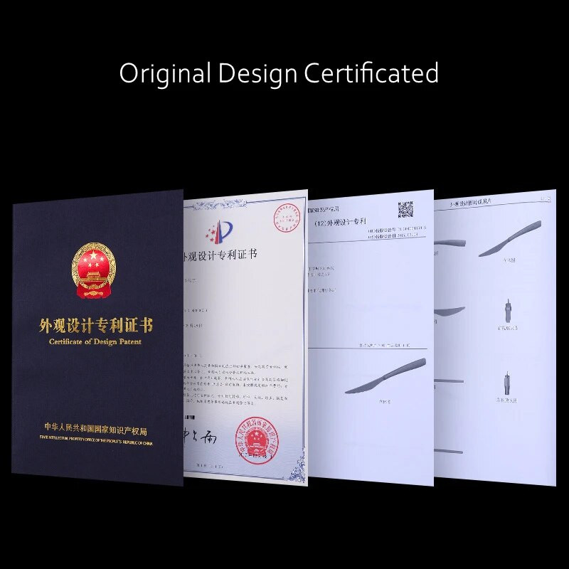 Luksuzni moderni nehrđajući čelik 304 LFGB certificiran odrezak Vilica Nož Kutlača Set Pribor za jelo Božić Nova godina Posuđe Posuđe