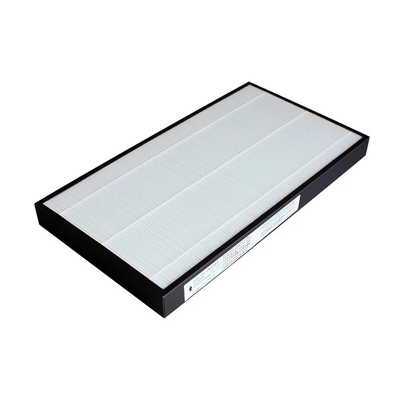 HEPA H13 filtras 370 * 167 * 35 mm / aktyvuotos anglies filtras 385 * 185 * 10 mm, skirtas Tefal oro valytuvo dalims XD6060F0 PU4025 PU4015