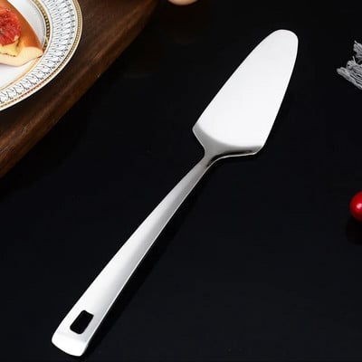 Rozsdamentes acél nyilvános evőeszköz készlet Lapos szűrő tálaló kanál torta spatula lapát ezüst konyhai edény háztartási főzőedény