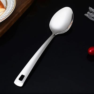 Rozsdamentes acél nyilvános evőeszköz készlet Lapos szűrő tálaló kanál torta spatula lapát ezüst konyhai edény háztartási főzőedény