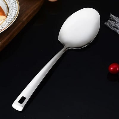 Rozsdamentes acél nyilvános evőeszköz készlet Lapos szűrő tálaló kanál torta spatula lapát ezüst konyhai edény háztartási főzőedény