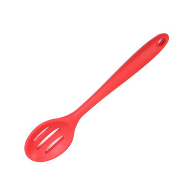 Κουζινικό σκεύος σιλικόνης με αντικολλητική σιλικόνη ανθεκτική στη θερμότητα για μαγειρικά σκεύη χωρίς γρατσουνιές κόκκινο μαύρο