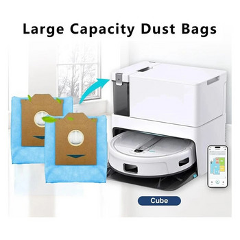 Ανταλλακτικά 6 τεμαχίων σακούλες σκόνης για Yeedi Cube For Yeedi CC ρομπότ, ανταλλακτικά
