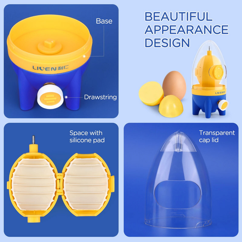 Kiaušinių suktukas su lukštu, ištraukiamas raištelis, pjaustyklė, nerūdijančio plieno virimo įrankiai, virtuvės prietaisai, nauji pagrindiniai reikmenys, skirti pjaustymui namuose