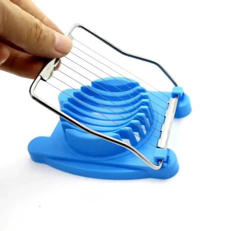 Buitinė virtuvės kiaušinių pjaustytuvas nerūdijančio plieno virtų kiaušinių pjaustyklė Daugiafunkcinis kiaušinių skirstytuvas virtuvės kūrybinių priedų įtaisas