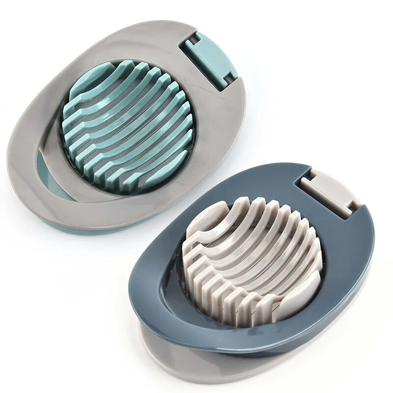 Daugiafunkciniai kiaušinių pjaustytuvai, sekcijų pjaustytuvai, plastikiniai kiaušinių skirstytuvai, kiaušinių pjaustymo įtaisai Kūrybiniai virtuvės kiaušinių įrankiai