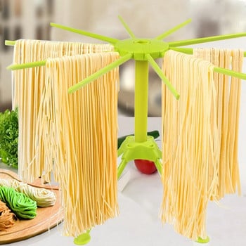 Поставка за сушене на макаронени изделия Стойка за сушилня за спагети Държач за сушене на юфка Висяща поставка Инструменти за готвене на макаронени изделия Сгъваема поставка за окачване на юфка