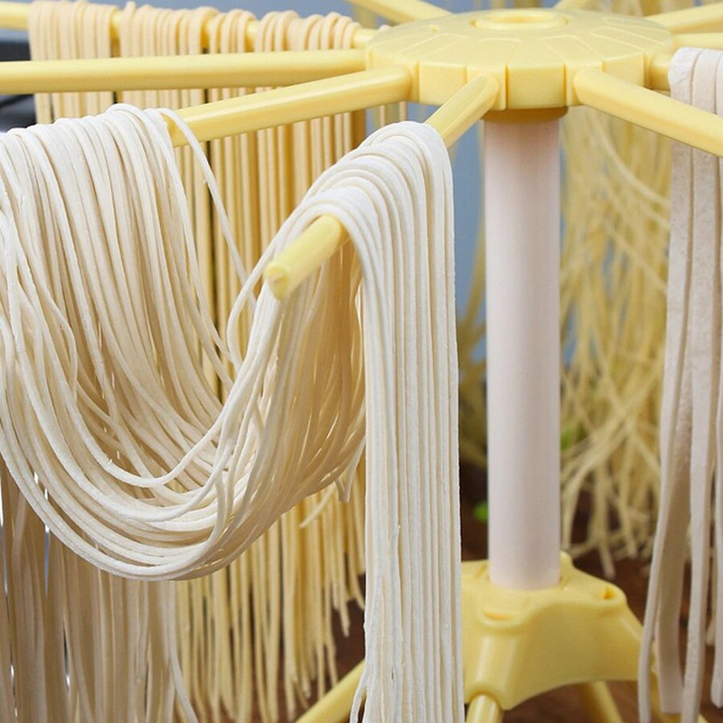 Makaronų džiovinimo stovas Spagečių džiovintuvo stovas makaronų džiovinimo laikiklis Pakabinamas stovas Makaronų virimo įrankiai Sulankstomas makaronų pakabinamas stovas