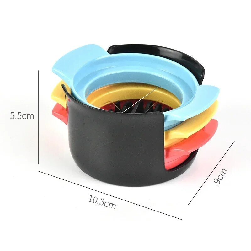 Kiaušinių pjaustyklė 3 viename Supjaustyti kiaušiniai Virti kiaušiniai Pjaustyklė Naminiai vaisiai Dešra Skintos gėlės Bento formuotojas Virtuvės priedai Apsaugo nuo rūdžių