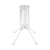 Σχάρα στεγνώματος ζυμαρικών με 10 λαβές ράβδων, σχάρα στεγνώματος ζυμαρικών κουζίνας αναδιπλούμενη, βάση στεγνωτηρίου ζυμαρικών για οικιακή χρήση, λευκό