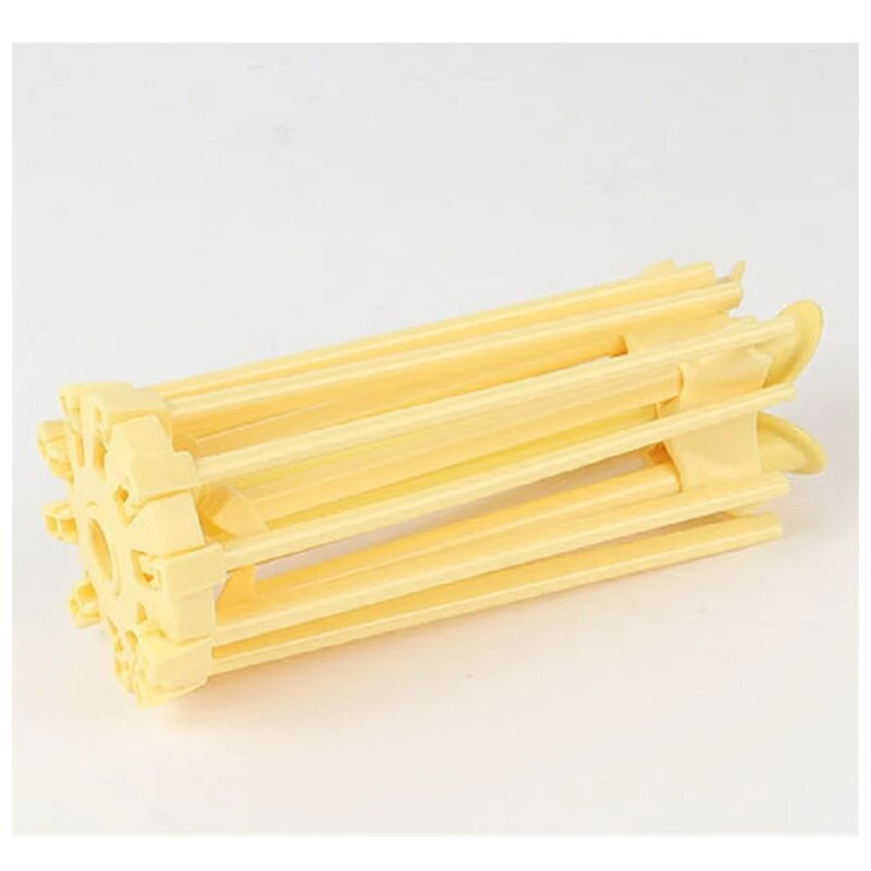 Sulankstoma makaronų džiovinimo lentyna Plastikinė džiovinimo lentyna Plastikinė sulankstoma spagečių kabykla makaronų džiovintuvo stovas su 10 strypų rankenomis