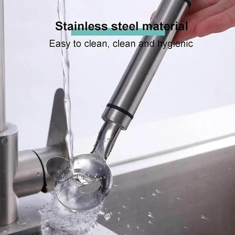 Pjaustytų makaronų peilis 304 nerūdijančio plieno rankinis tešlos pjaustytuvas, rankinis plačia burna makaronų pjaustyklės makaronų gaminimo įrankiai virtuvės įtaisas