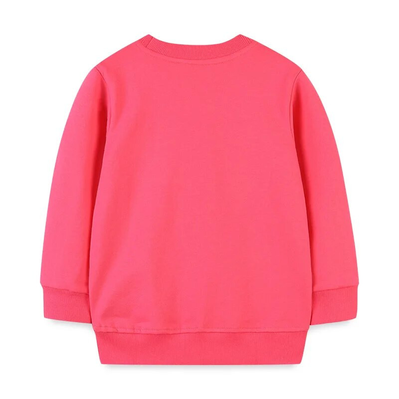 Little Maven 2023 Bebeluși Fete Topuri cu mâneci lungi Cămașă nouă, roz, primăvară și toamnă cu elefant minunat pentru copii 2-7 ani