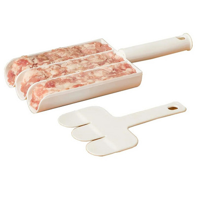 Комплект за приготвяне на кюфтета Уред за оризови топки Пържена риба Говеждо месо Приготвяне на месо Форма за топки Лъжица Инструменти за месо Кухненски джаджи Аксесоари за готвене