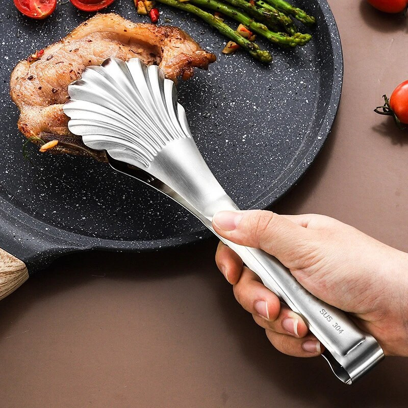 23/28cm clemă creativă pentru grătar pentru alimente, clemă pentru friptură, din oțel inoxidabil, pentru prăjitură, clemă pentru pâine, grătar, ustensile de gătit