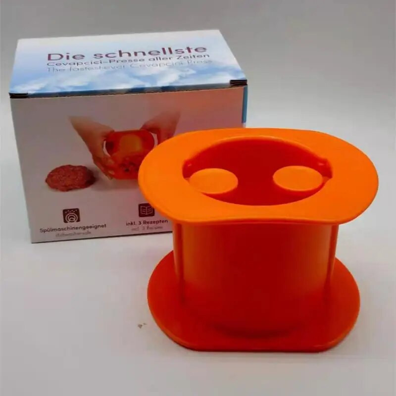 O singură apăsare Cevapcici Maker Bucătărie Hot Dog Burger Carne Alimente Presator Paste Mașină de făcut cârnați Instrumente gadget făcute manual
