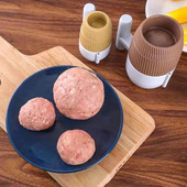 Машина за кюфтета с незалепващо покритие Направи си сам Сандвич с пълнеж от месо Инструмент за оформяне на кюфтета Инструменти за месо Кухня Рибни топки Форма за правене на оризови топки