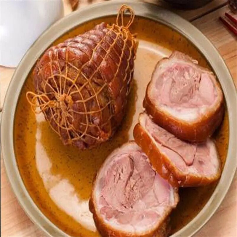 3 метра памучна мрежа за месо Мрежа за шунка за колбаси Месарски шнур Ролче за колбаси Хот дог Обвивка за колбаси Инструменти за опаковане Инструмент за готвене на месо