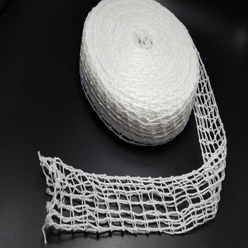 Διχτυωτό δίχτυ κρεάτων 3 μέτρων Βαμβακερό δίχτυ Ζαμπόν λουκάνικο Δίχτυ κρεοπωλείου λουκάνικο δίχτυ ρολό δίχτυ λουκάνικου χοτ ντογκ Εργαλεία συσκευασίας Δίχτυ κρέατος
