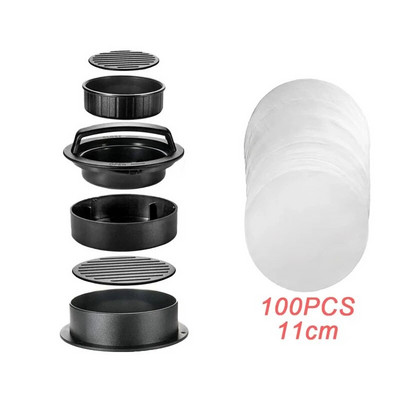 Hamburgeri lihapressimasin Mittenakkuv täidisega burgeripihvid veiseliha grillpirukas pressvormimasin Köögitarvikud Kõhulihased Ümar kuju