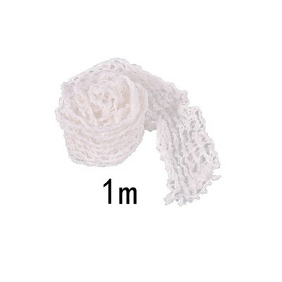 5M Βαμβακερό δίχτυ για κρέας Ζαμπόν λουκάνικο κρεοπωλείο λουκάνικο με κορδόνι Δίχτυα θήκης Συσκευασία για εργαλεία μαγειρικής κουζίνας Επεξεργασίες τροφίμων με σπάγκο