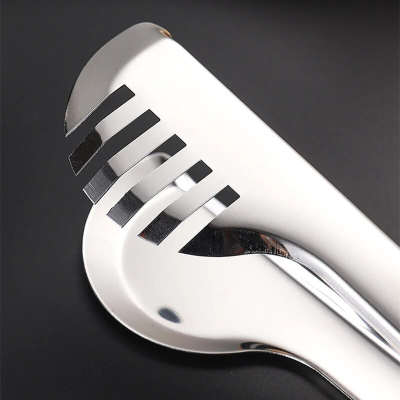 Rozsdamentes acél kültéri grillfogók tapadásmentes ételkapcsok saláta marhahús büfébilincs otthoni főzőedények