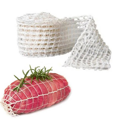 Bumbac plasă pentru carne șuncă rulou pentru cârnați plasă pentru hot-dog Snur de măcelar Unelte de ambalare pentru cârnați de slănină Instrument de gătit de bucătărie Cucina