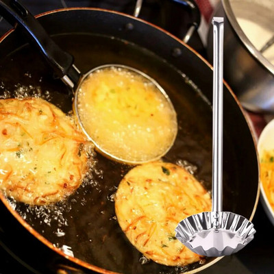 Κεφτεδάκια κουτάλι Pancake Scoop Κρεατόπιτα από ανοξείδωτο ατσάλι Αντικολλητικό φόρμα τηγανιτού φαγητού Σκεύη κουζίνας Μπαρ τραπεζαρίας Εργαλεία μαγειρέματος