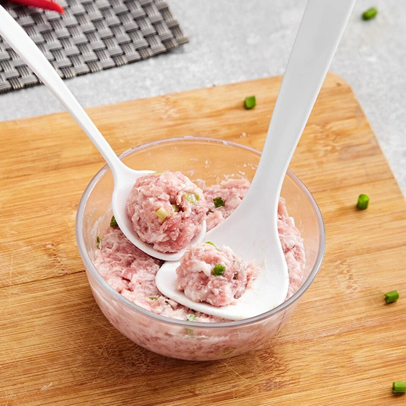 Mėsos kukulių gaminimo šaukštas nerūdijančio plieno nepridegantis Kūrybinis kotletų gaminimo įrankis Virimo įrankiai Virtuvės prietaisai ir priedai