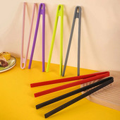 Cleste de pâine din silicon Trivet pentru alimente pentru prăjită Cleste de bucătărie Clemă de gătit anti-alunecare Clemă pentru grătar Unelte pentru salată Accesorii de bucătărie pentru grătar