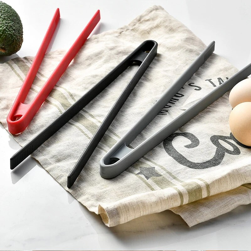 Cleste de pâine din silicon Trivet pentru alimente pentru prăjită Cleste de bucătărie Clemă de gătit anti-alunecare Clemă pentru grătar Unelte pentru salată Accesorii de bucătărie pentru grătar