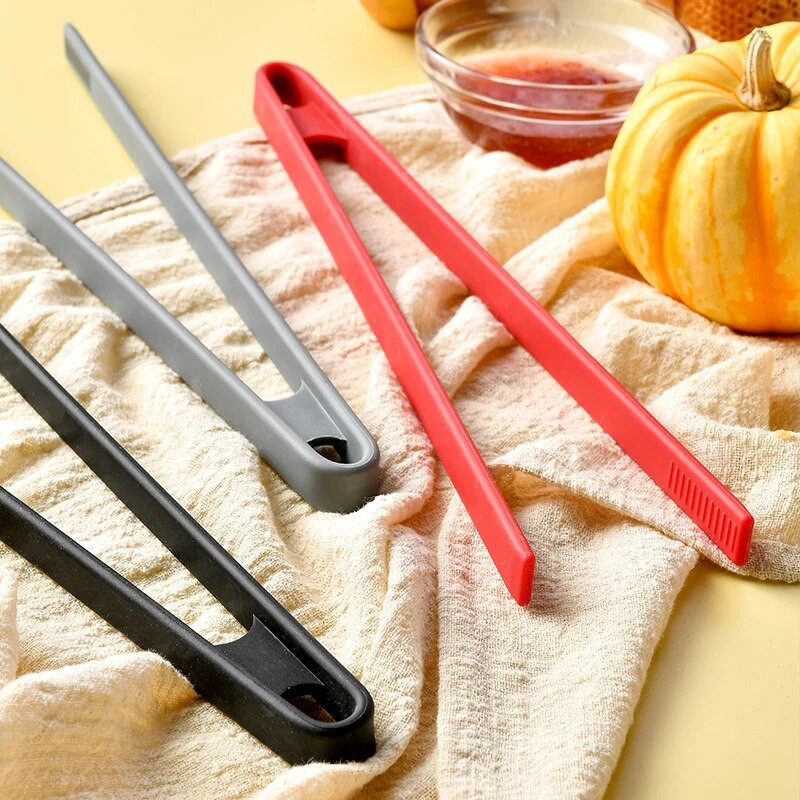 Cleste de pâine din silicon Trivet pentru alimente pentru prăjită Cleste de bucătărie Clemă de gătit anti-alunecare Clemă pentru grătar Unelte pentru salată Accesorii de bucătărie pentru grătar