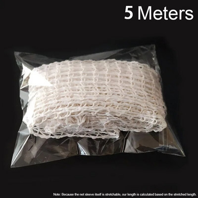 3/5/8m Mėsos tinklelis Elastingas kumpis Dešros tinklelis dešrainių dešrų pakavimo tinklelis Virtuvės reikmenys Medvilnė Mėsos tinklelis Kepimo įrankiai