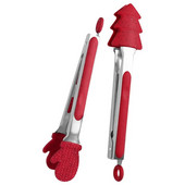 Kūrybingos kalėdinės duonos maisto segtukai Silikoninės kepsninės serviravimo žnyplės Kepsnių kepimo spaustukai Virtuvės gaminimo priedai