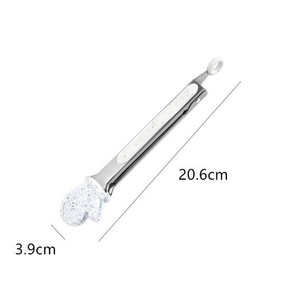 Kūrybingos kalėdinės duonos maisto segtukai Silikoninės kepsninės serviravimo žnyplės Kepsnių kepimo spaustukai Virtuvės gaminimo priedai