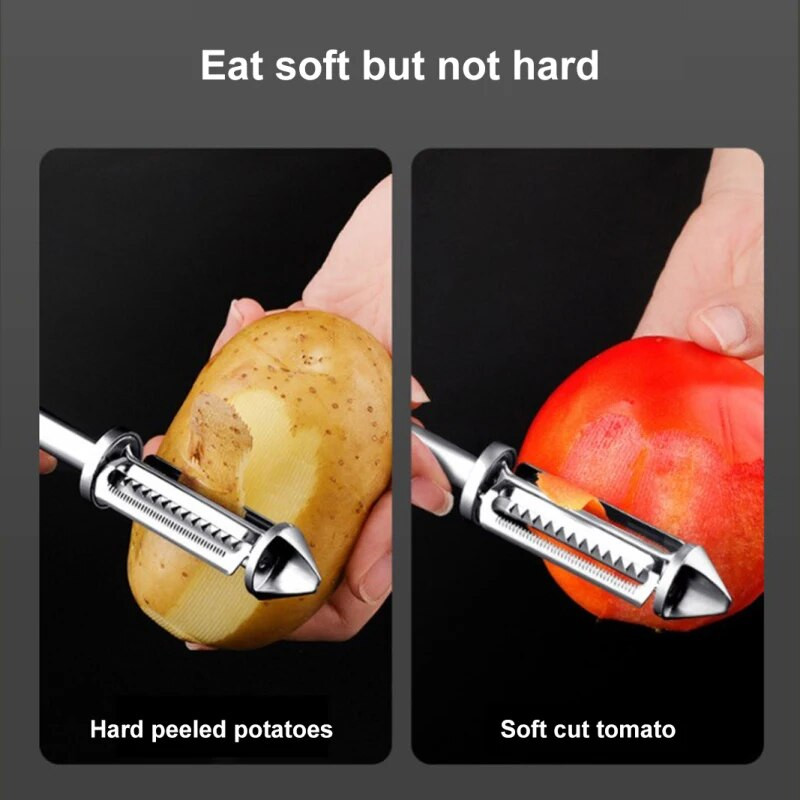 Mașină de curățat fructe și legume Konco, accesorii de bucătărie, aparat de curățat ascuțit din aliaj de răzătoare pentru cartofi și morcovi.