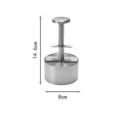 304 Nerūdijančio plieno mėsainio mėsos presas Burger Patty Maker Formos rankinis pyragas jautienos kiaulienos ryžių presas formų kūrimo ant grotelių mėsos įrankis