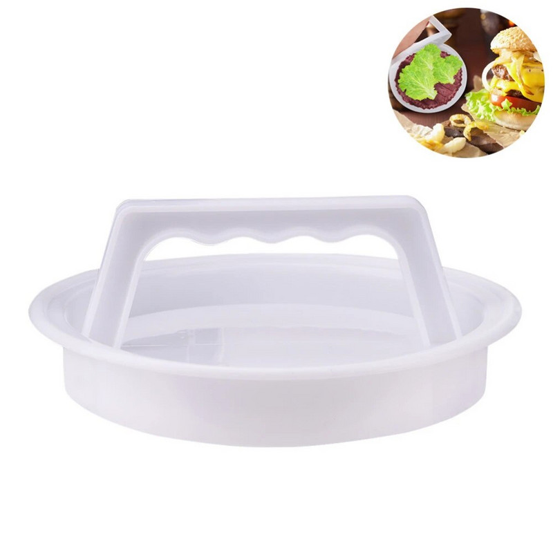 Mėsainio presas, įdarytas mėsainių presas, mėsos kepsninė Patty BBQ mėsainių gaminimo mašina Forma mėsainių gaminimo mašina Virtuvės įrankių priedai