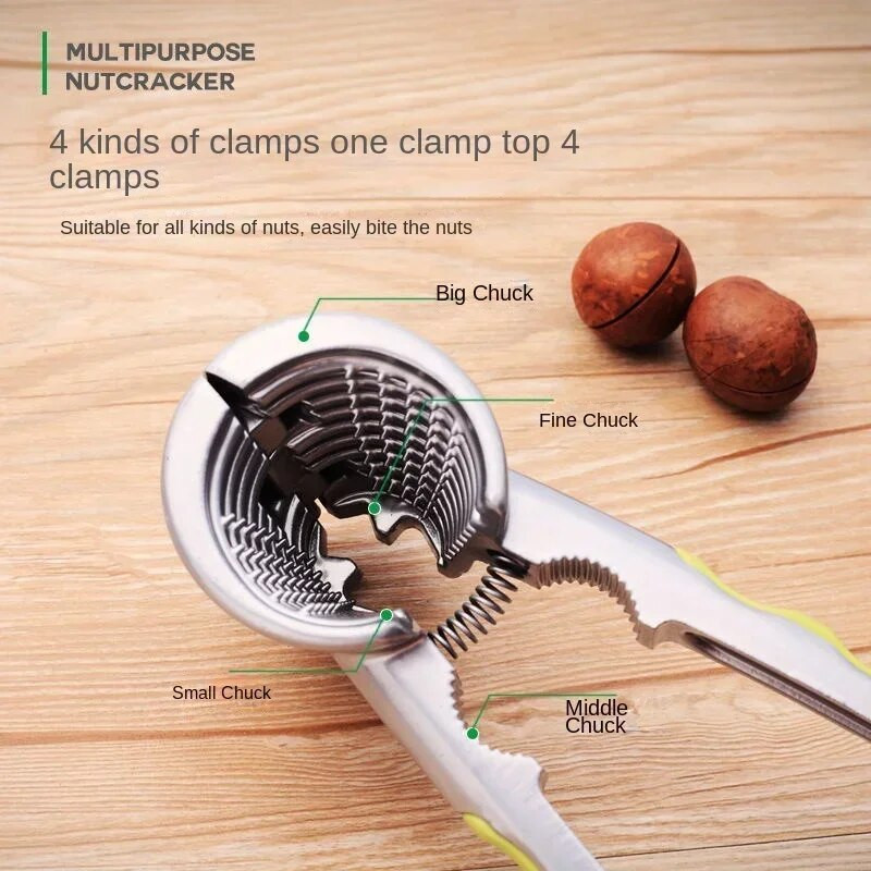 Daugiafunkcinis krekingo migdolų graikinis riešutas Pekano riešutų lazdyno riešutas Lazdyno filbert riešutas Virtuvinis Spragtuko kevalas Įrankis Spaustuvas Replės Krekingas