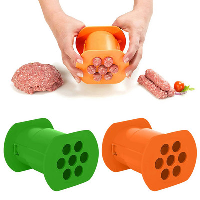 One Press Cevapcici Maker Kitchen Hot Dog Burger Lihavorst Käsitsi valmistatud vidin Multifunktsionaalne Koduvorsti Liharibapressimine