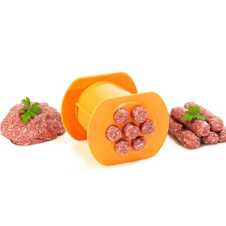 Egynyomásos Cevapcici Készítő Konyhai Hot Dog Burger Hús Kolbász Kézzel Készített Gadget Többfunkciós otthoni kolbászos hús csík kinyomó